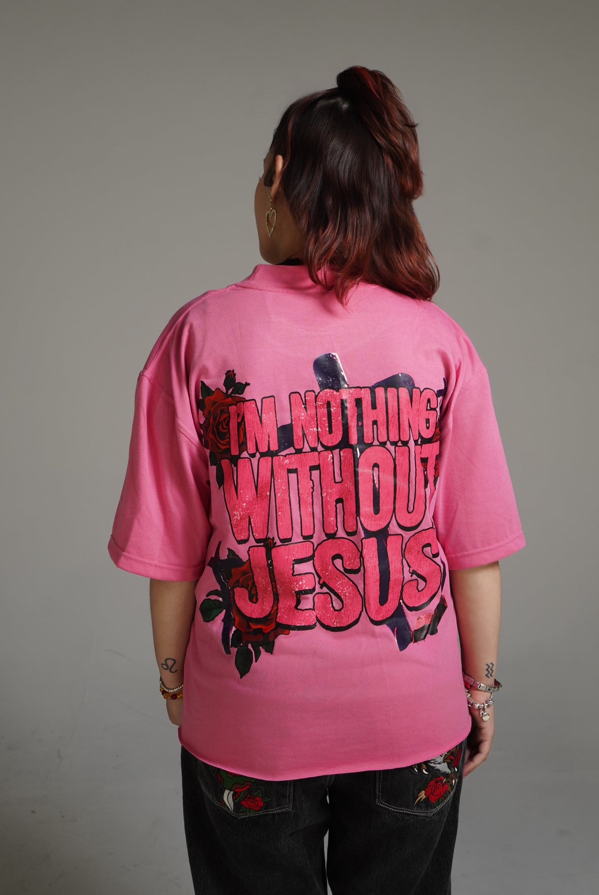 “Jesus” Tee Pink