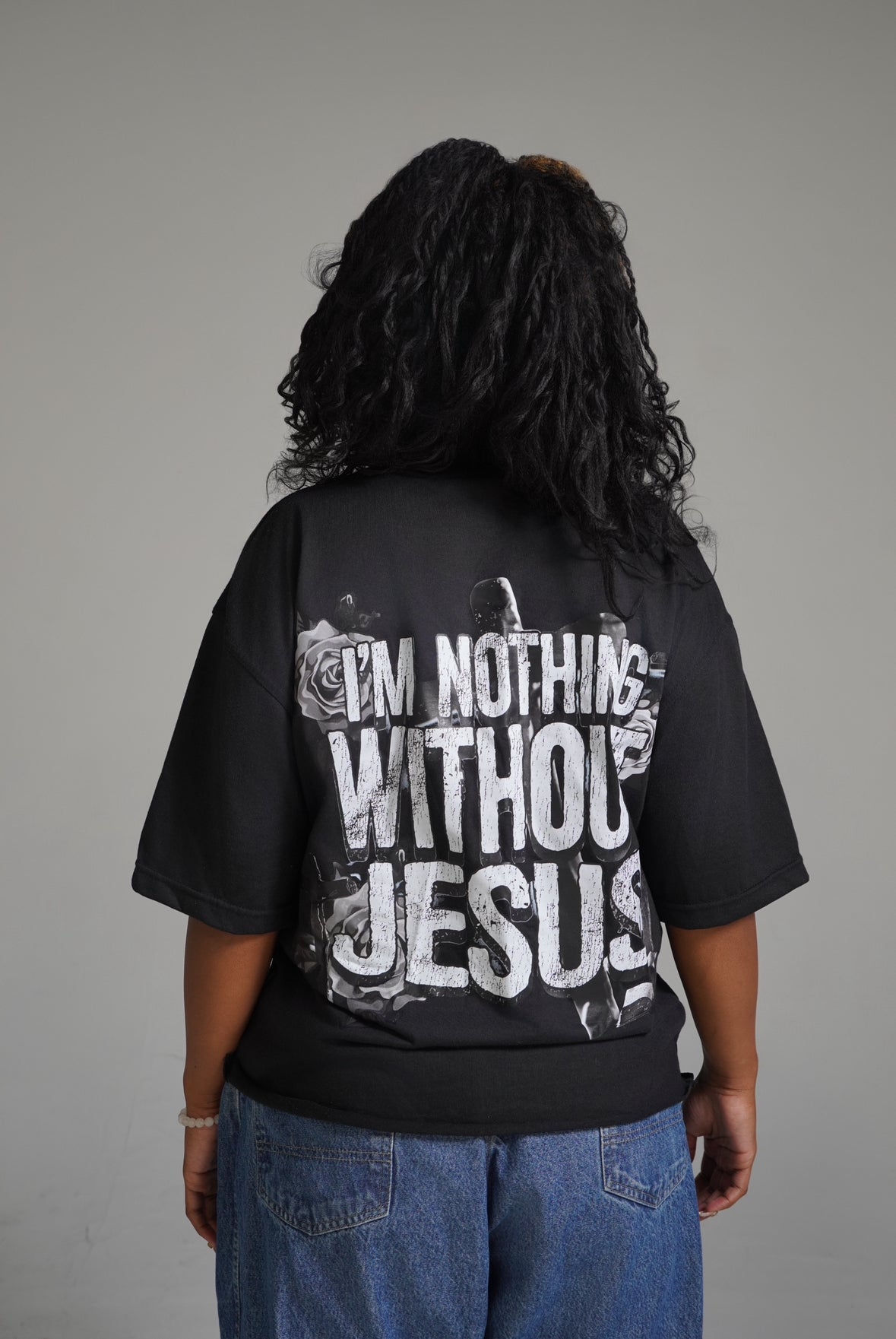 “Jesus” Tee Black