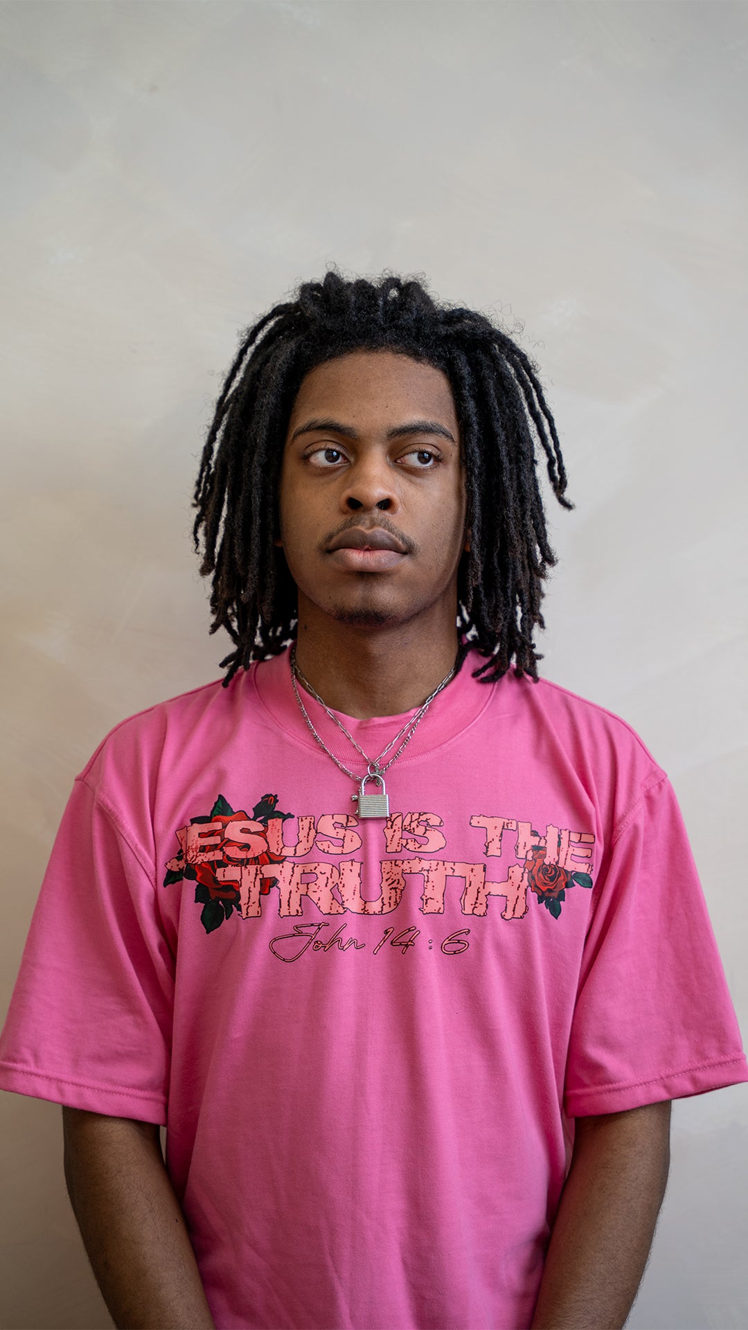 GOA 'Jesus' Tee Pink