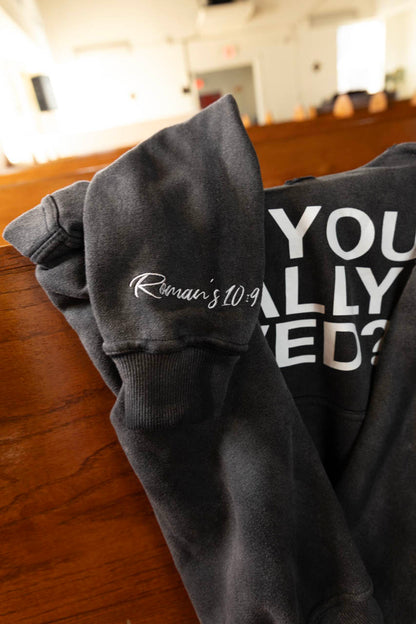 ‘SAVED’ HOODIE BLACK