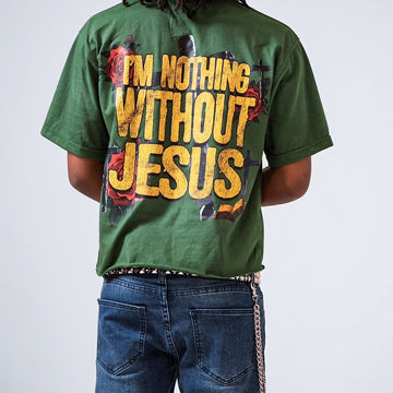 “Jesus” Tee Green