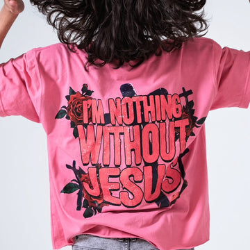 “Jesus” Tee Pink