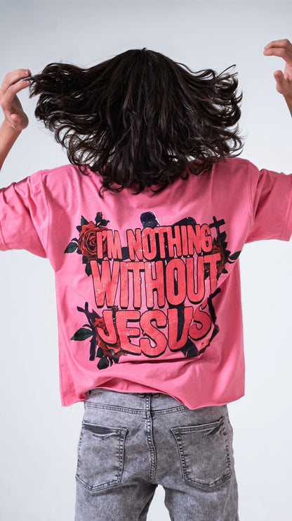 “Jesus” Tee Pink