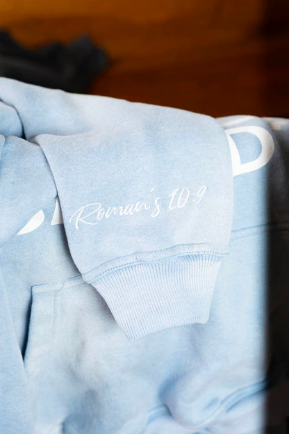 ‘SAVED’ HOODIE BLUE