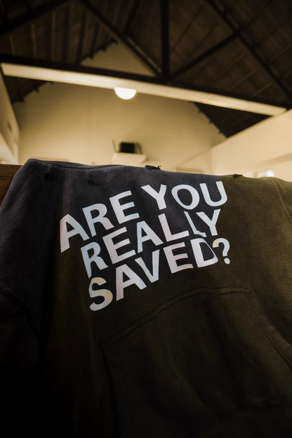 ‘SAVED’ HOODIE BLACK