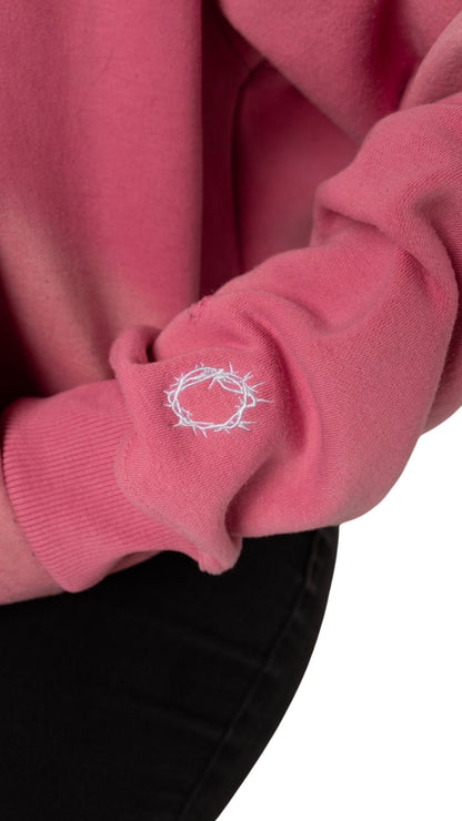 ‘SAVED’ HOODIE PINK