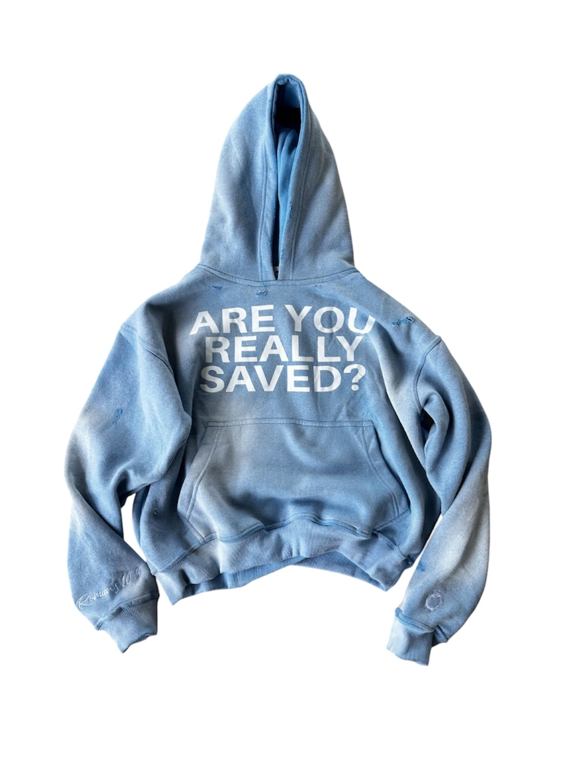 ‘SAVED’ HOODIE BLUE
