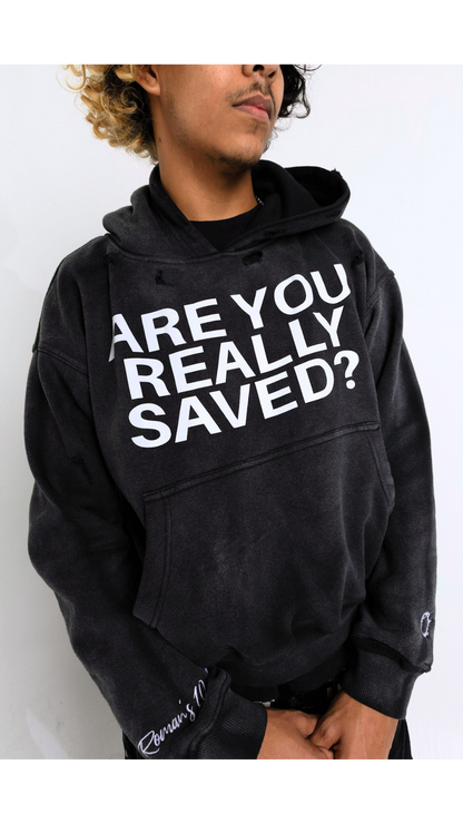 ‘SAVED’ HOODIE BLACK