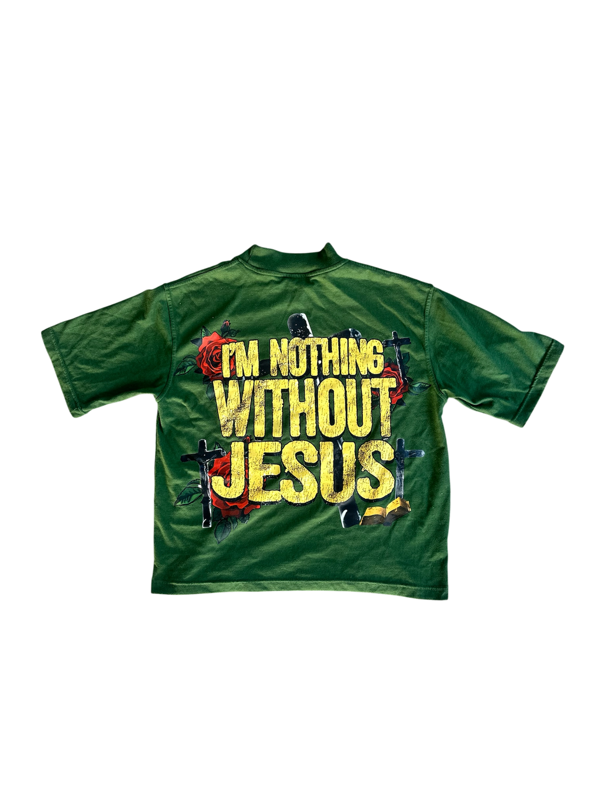 “Jesus” Tee Green