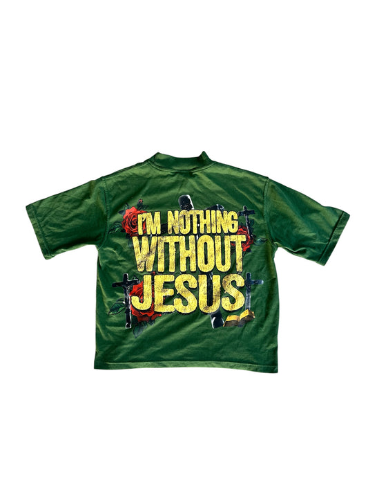 “Jesus” Tee Green