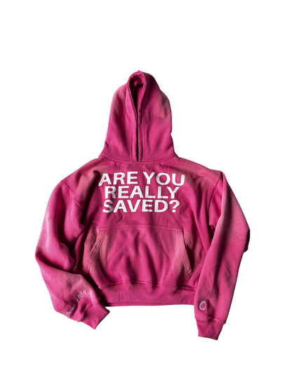 ‘SAVED’ HOODIE PINK