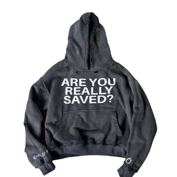 ‘SAVED’ HOODIE BLACK