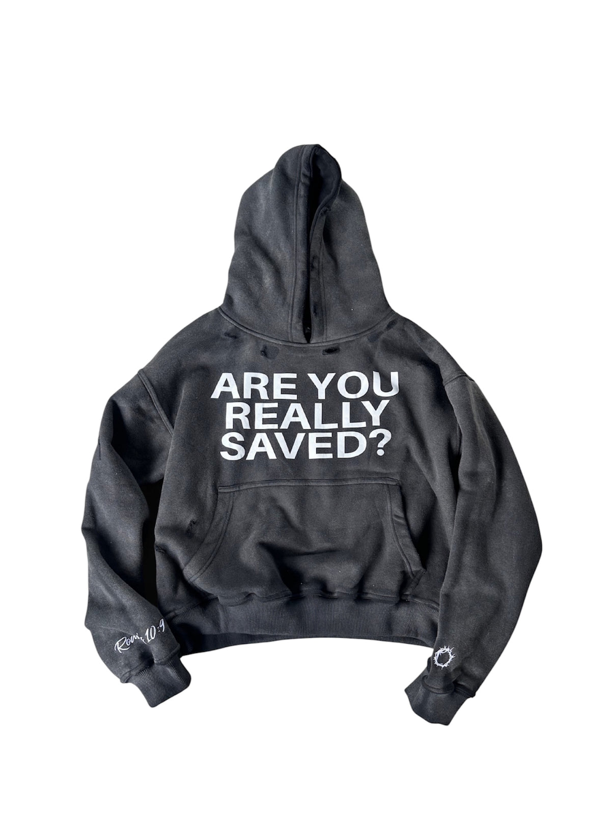 ‘SAVED’ HOODIE BLACK