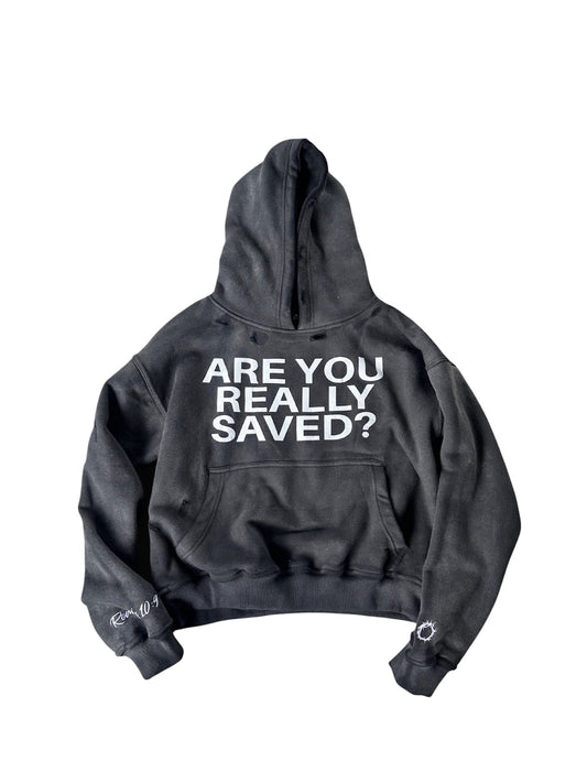 ‘SAVED’ HOODIE BLACK