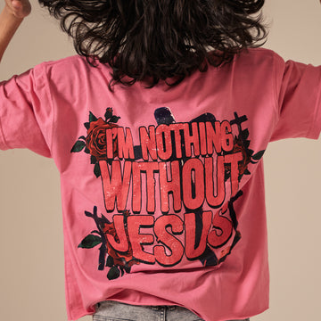 GOA 'Jesus' Tee Pink